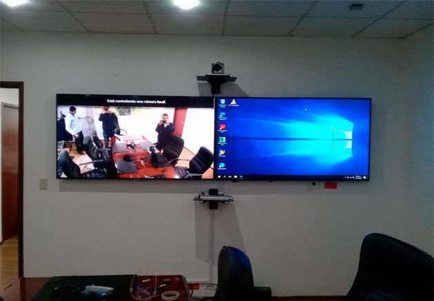 Soporte para dos monitores o televisores pantalla plana videowall
Soporte para dos monitores o televisores pantalla plana videowall Soporte para dos monitores o televisores pantalla plana videowall