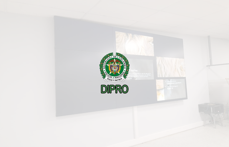 ver instalacion videowall 6 pantallas