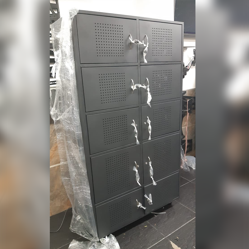 base de piso tipo locker movil