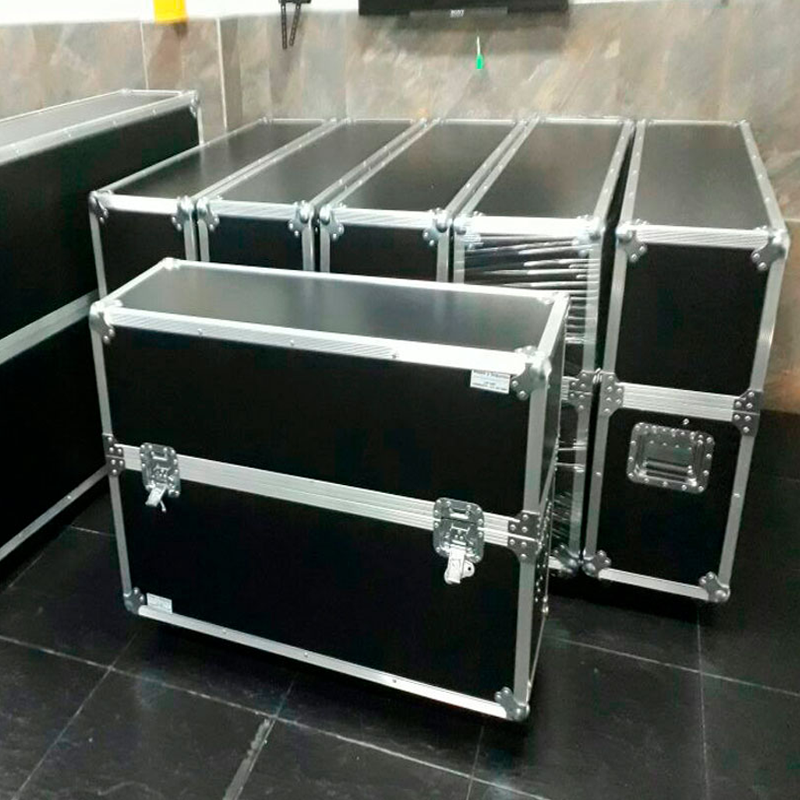 flight case para transportar pantallas