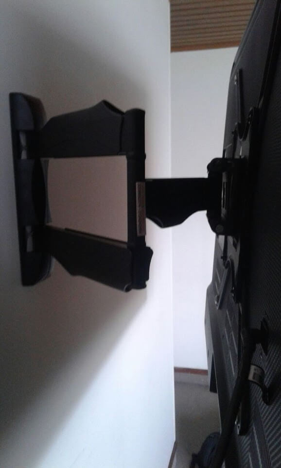 Soporte de brazo retractil doble para tv Instalacion de soporte para televisor