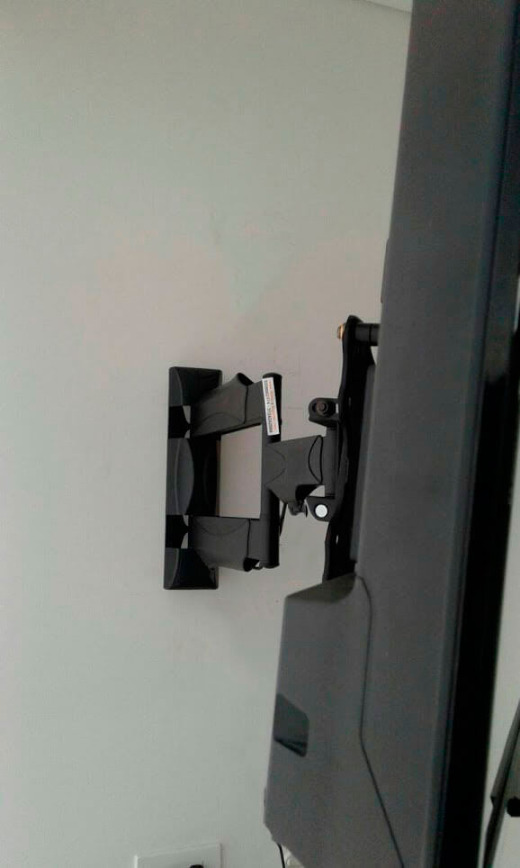 Soporte de brazo retractil doble para tv Instalacion de soporte para televisor