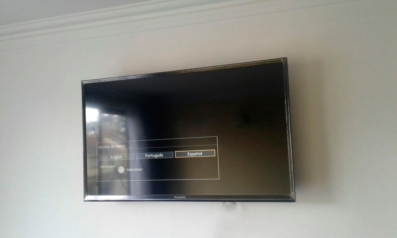 Instalacion de soporte para televisor Instalacion de soporte para televisor