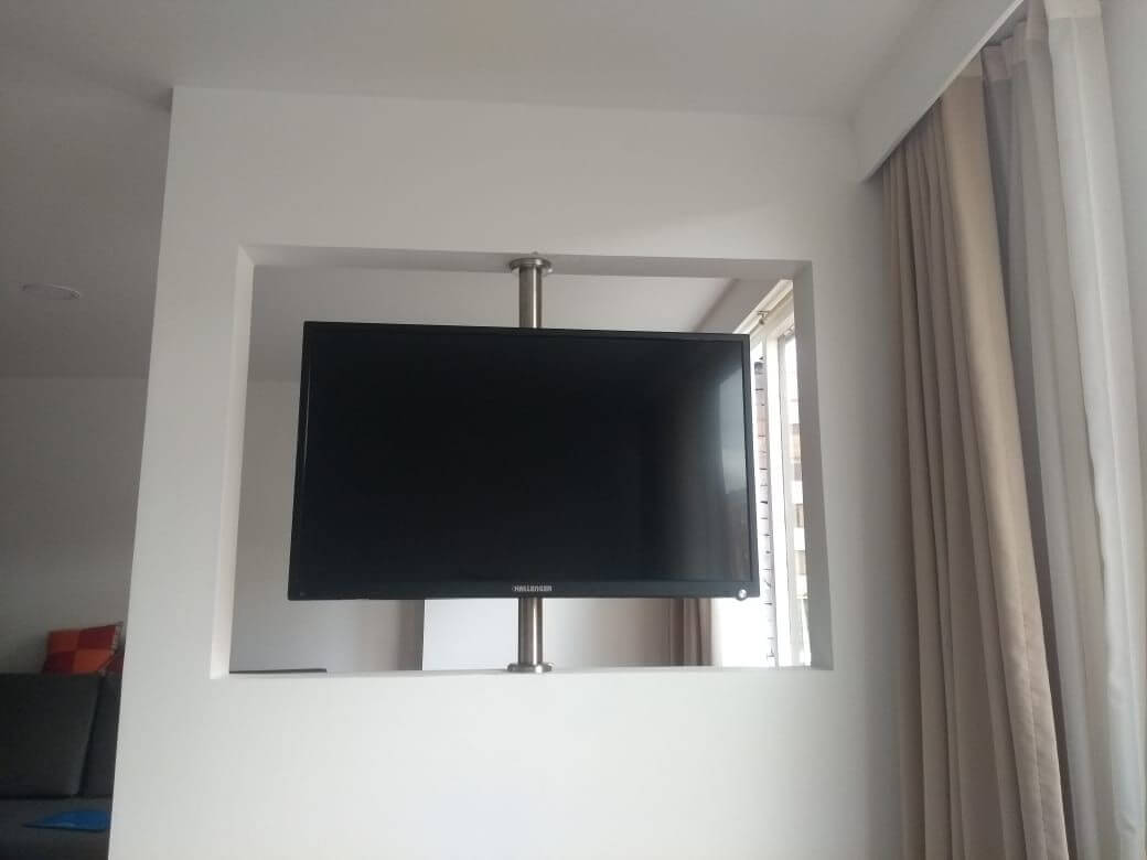 Base giratoria para televisor instalada en Bogota Base giratoria para televisor instalada en Bogota