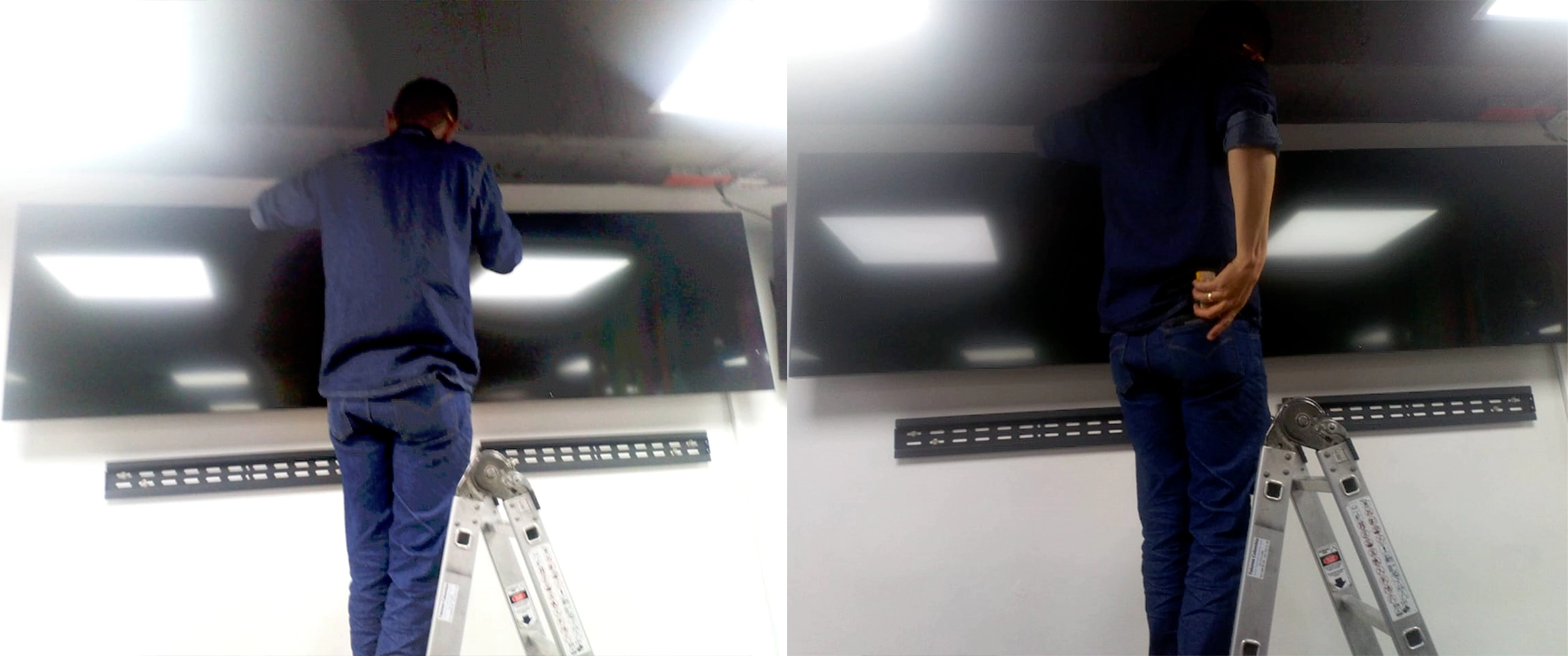 Alineacion e instalacion de pantallas para videowall Alineacion e instalacion de pantallas para videowall