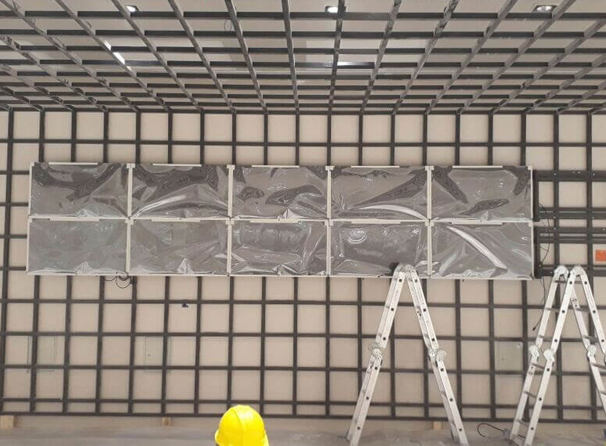 Soporte para videowall de 12 pantallas de televisor