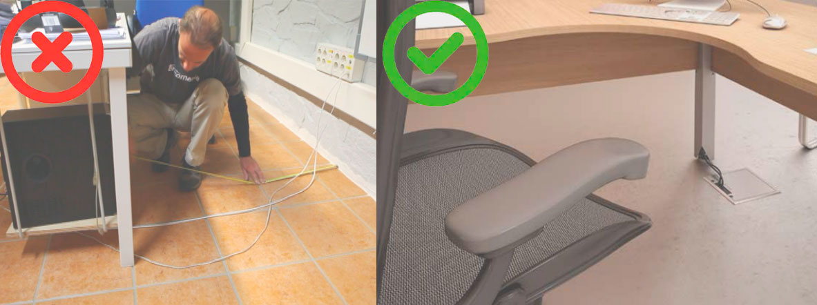 Grommet ahorrador de espacio con multiples conexiones Grommet ahorrador de espacio con multiples conexiones
