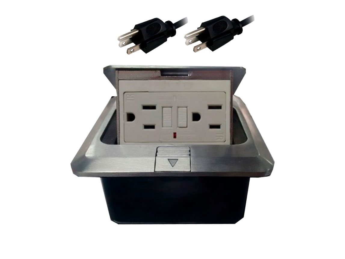 Grommet multiconexiones para empotraje en piso Grommet multiconexiones para empotraje en piso