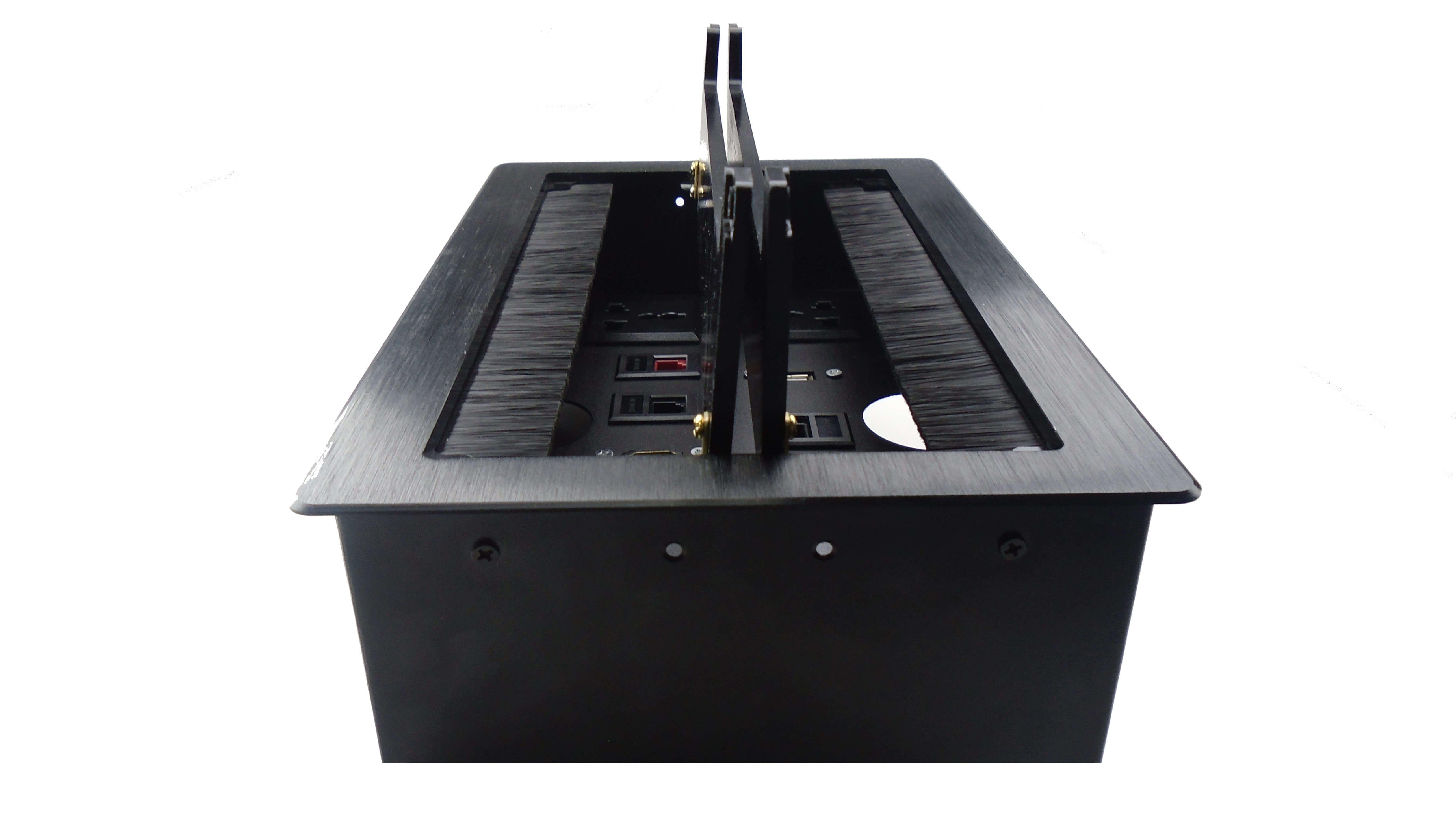Grommet doble para conexiones 11 puertos en caja Grommet doble para conexiones 11 puertos en caja