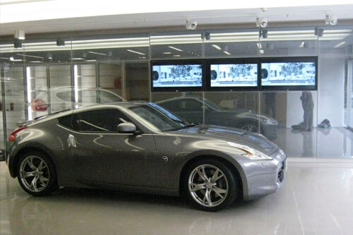 Instalacion de videowall 1x3 en concesionario dinissan Instalacion de videowall 1x3 en concesionario dinissan