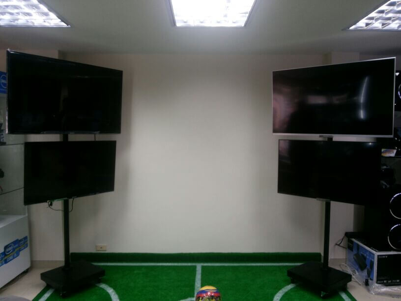Soporte multipantalla para televisores de gran formato Soporte multipantalla para televisores de gran formato