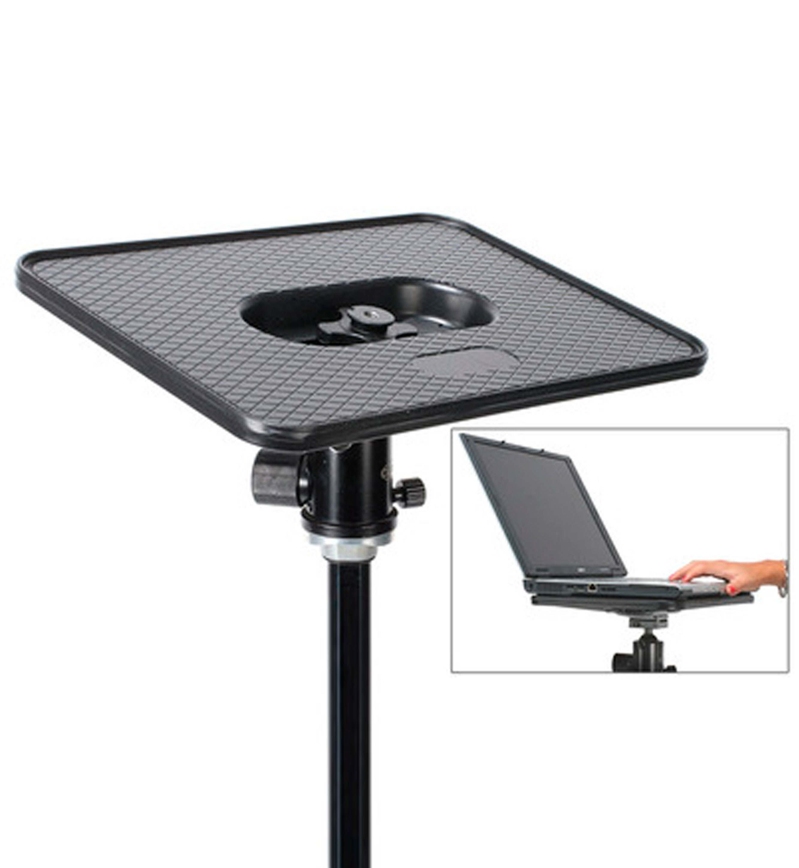 Soporte tripode para computadores portatiles Soporte tripode para computadores portatiles