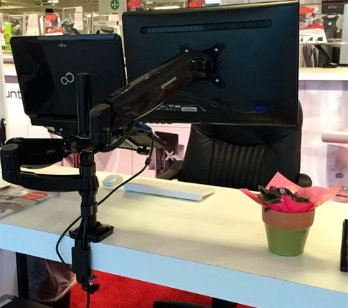 Soporte monitor brazo retractil Soporte monitor brazo retractil