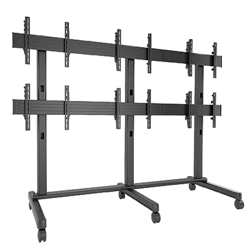 Videowall Movil Con Ruedas Para 6 Monitores Videowall Movil Con Ruedas Para 6 Monitores