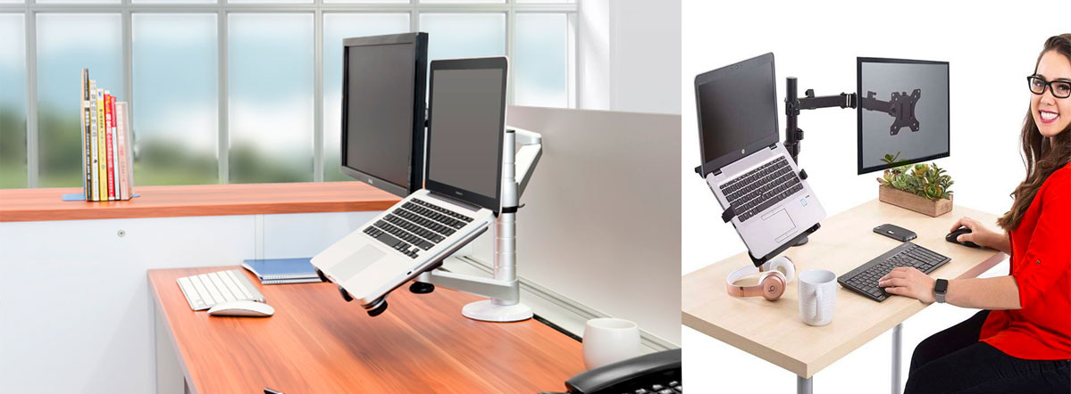 Soporte de mesa para portatil y monitor Soporte de mesa para portatil y monitor