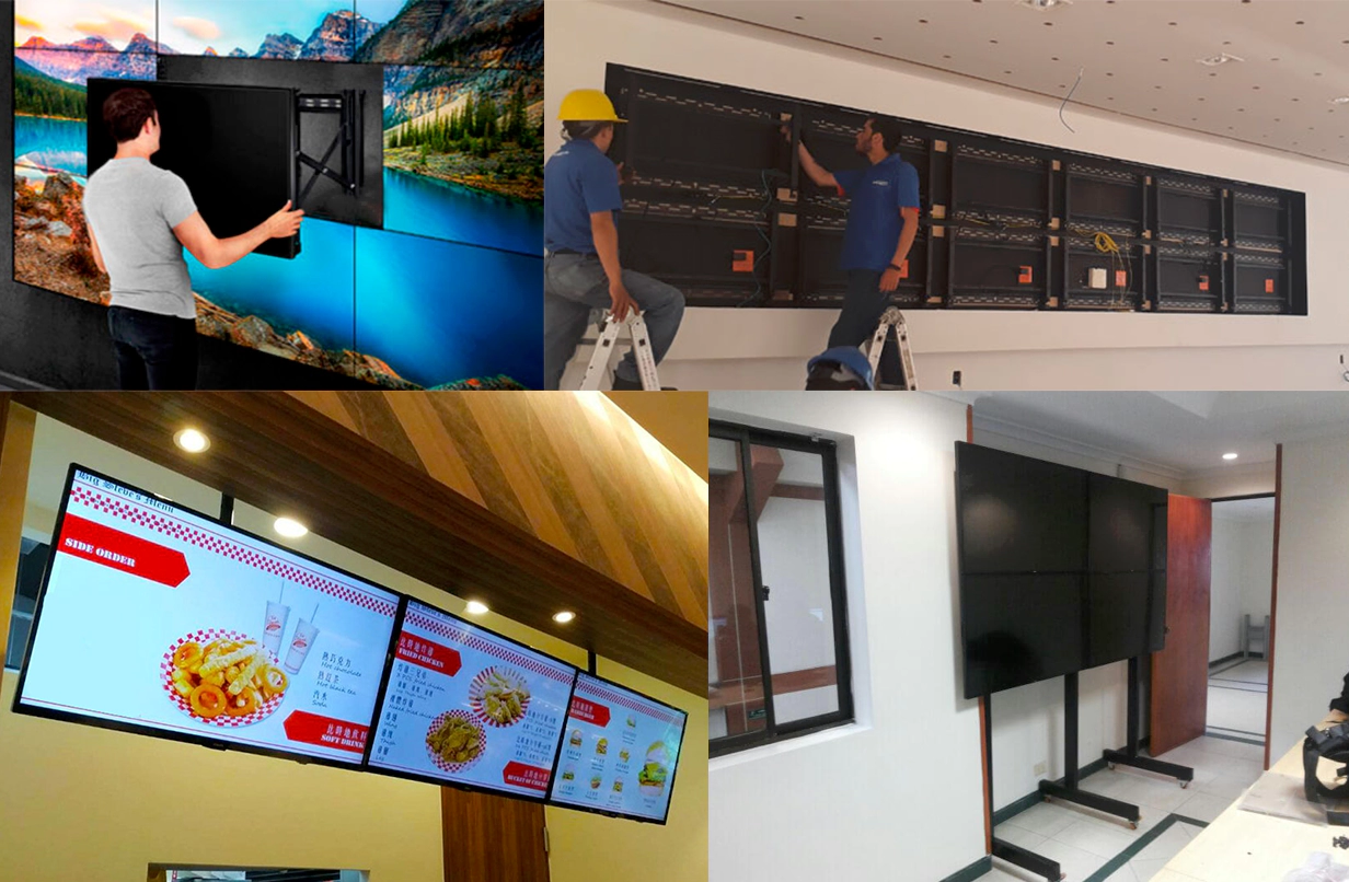 Instalacion de videowall de piso, pared o techo para televisor Instalacion de videowall de piso, pared o techo para televisor