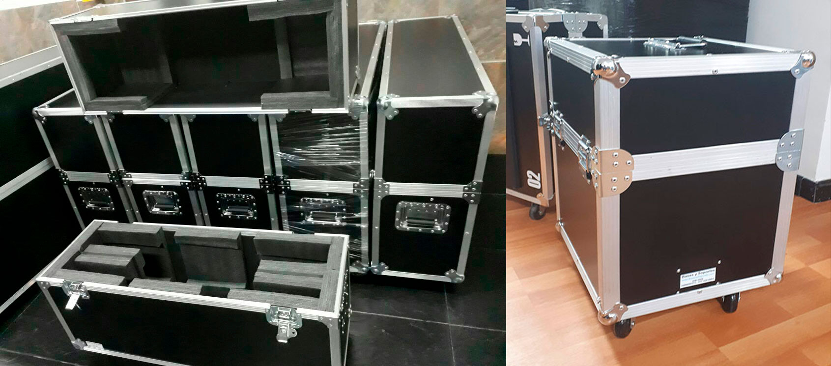 Estuches para el transporte de dispositivos delicados Estuches para el transporte de dispositivos delicados