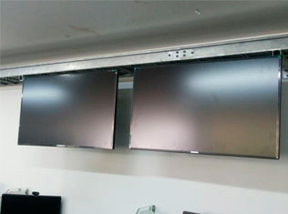 brazos montaje pared dos televisores brazos montaje pared dos televisores