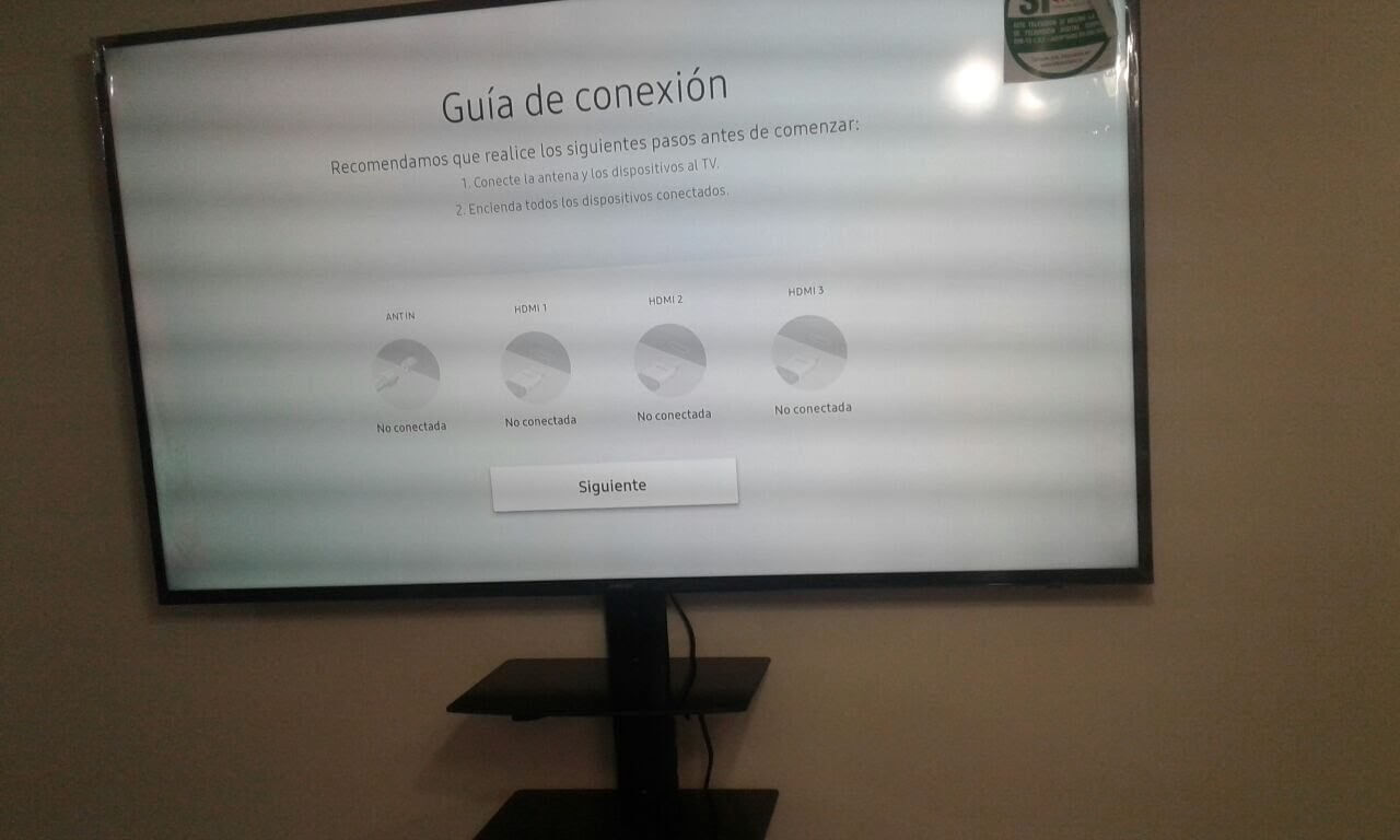 Repisa de dos vidrios para televisor Repisa de dos vidrios para televisor