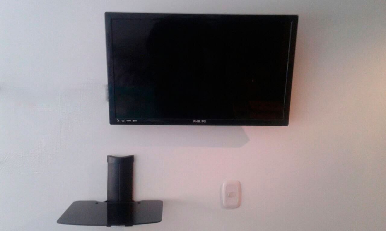Repisa de vidrio para televisor Repisa de vidrio para televisor