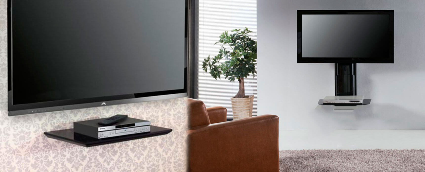 Repisa de un punto para la sobreposicion de objetos o aparatos conectados a la tv Repisa de un punto para la sobreposicion de objetos o aparatos conectados a la tv
