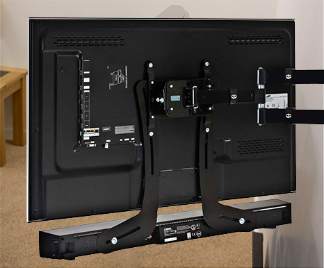 Barra de sonido abajo del tv Barra de sonido abajo del tv