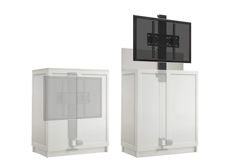 Base de mesa tipo ascensor para tv