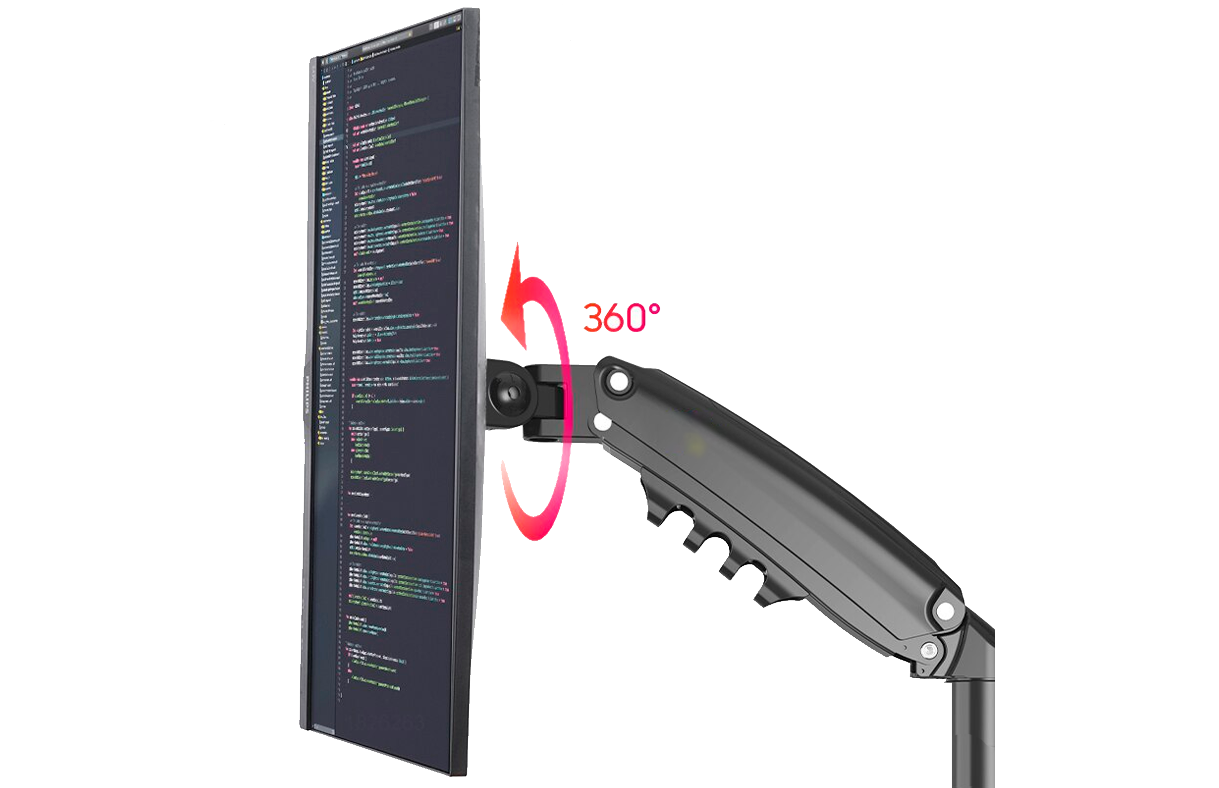 Instalacion soporte brazo monitor