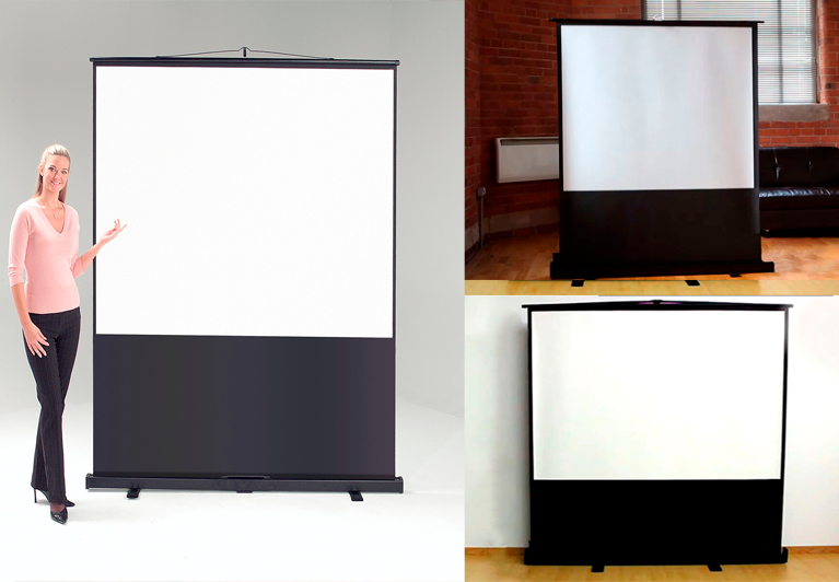 Pantalla de proyeccion pull up portable