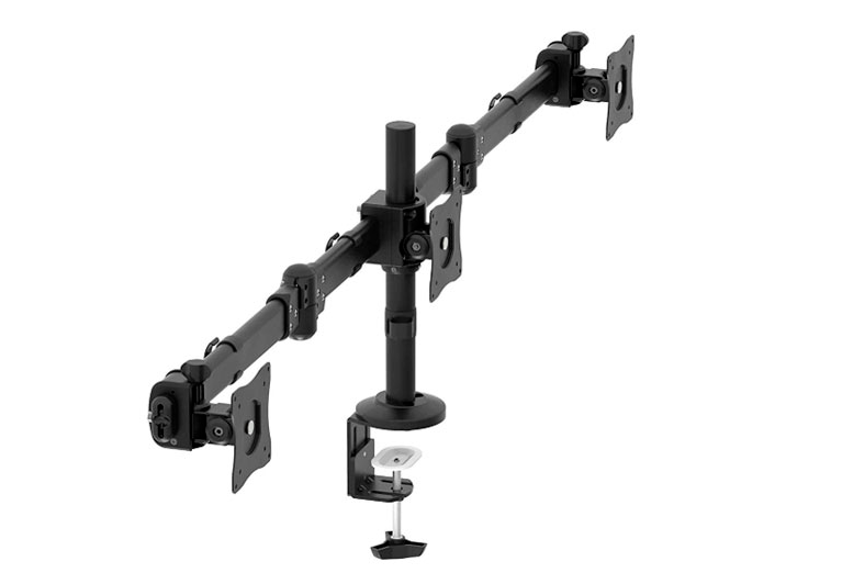 Soporte de brazo para 3 monitores