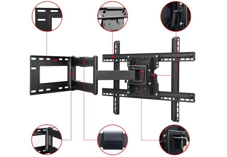 Soporte con extension de brazo para televisor