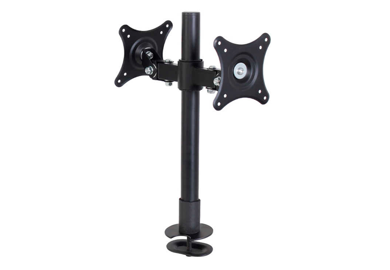 Soporte dual para dos monitores uno tras otro