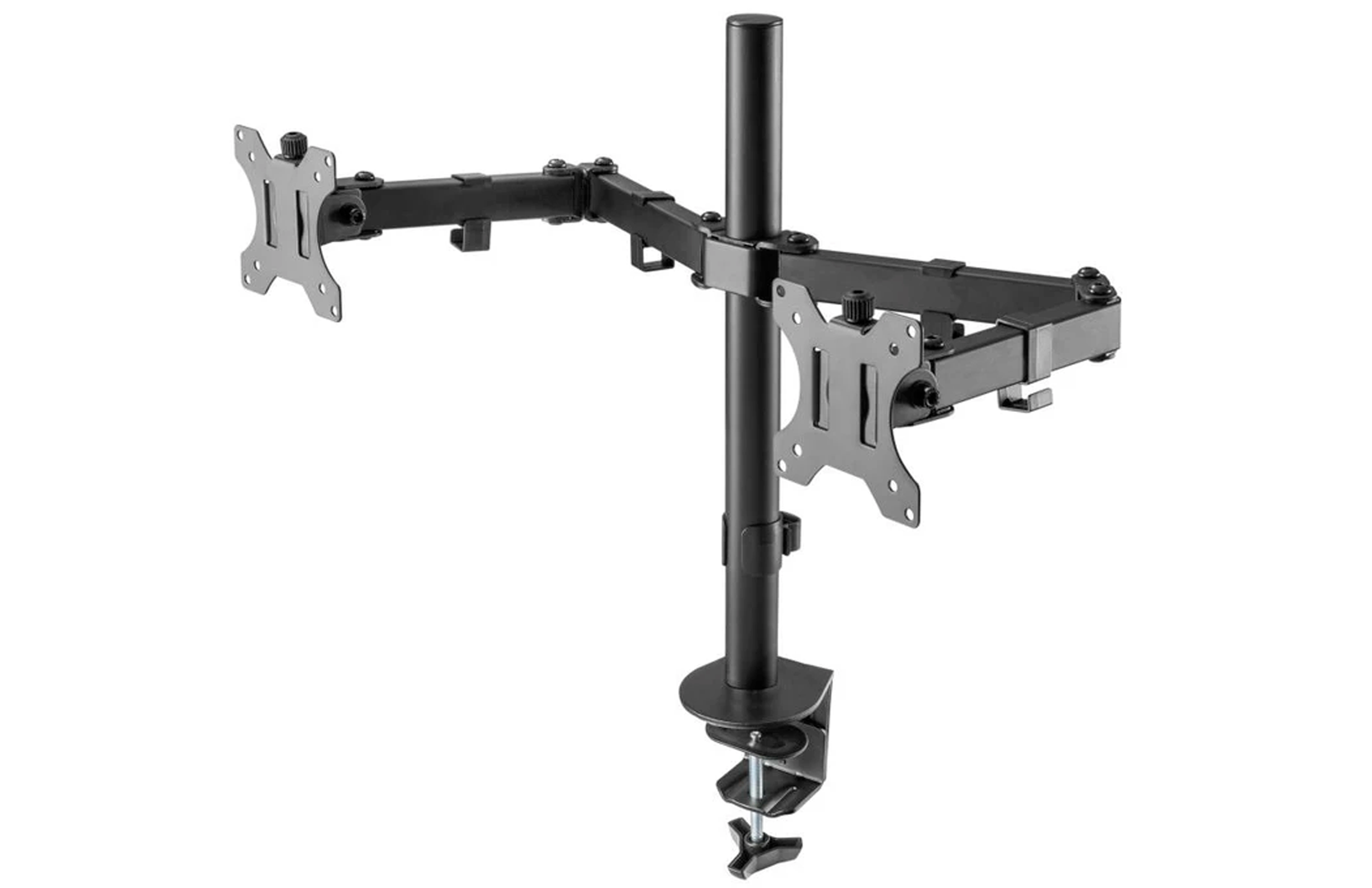 Soporte dual monitor doble brazo