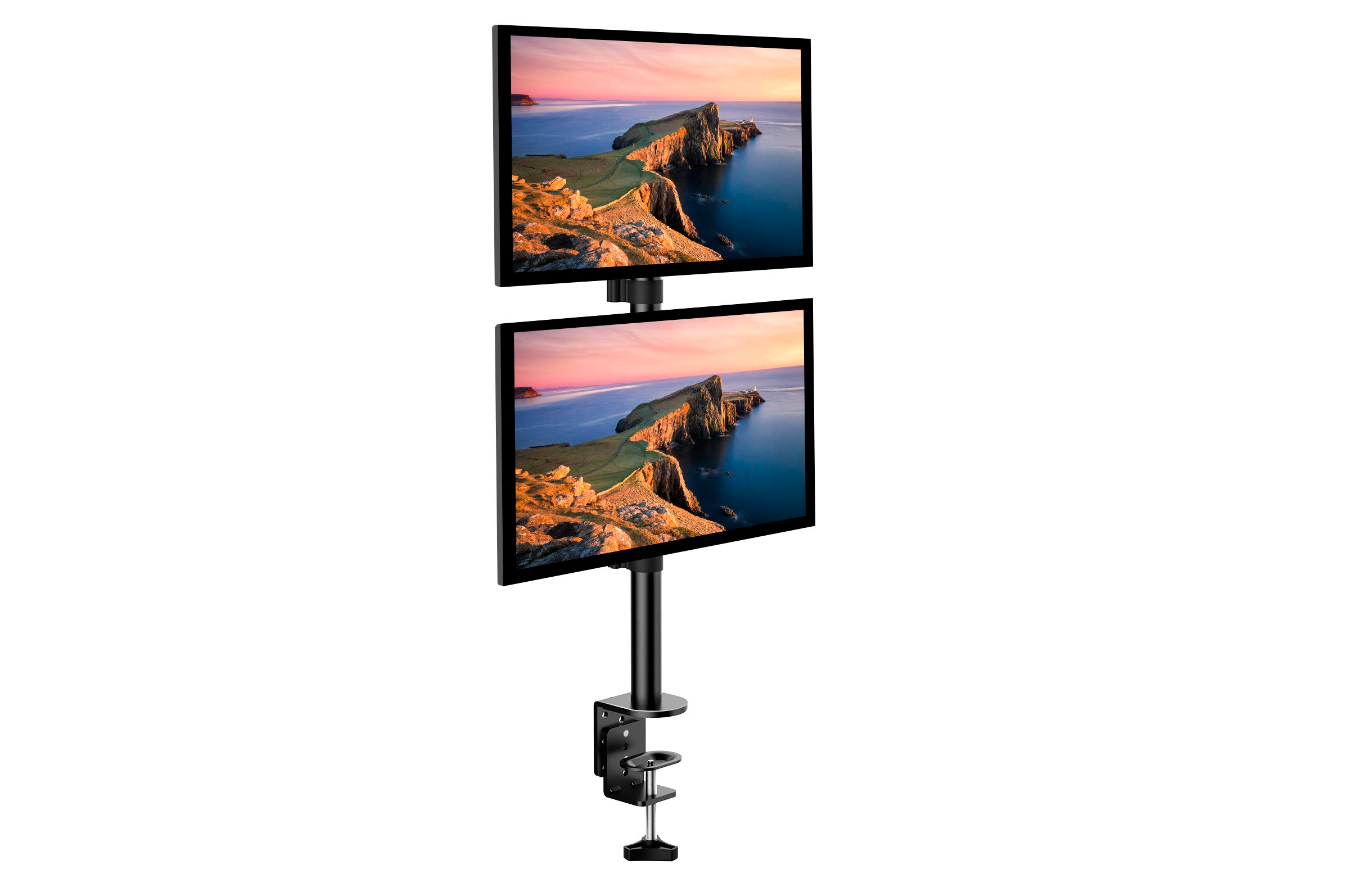 Base de mesa para monitor uno sobre otro