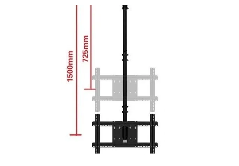 instalacion de soporte de techo para pantalla